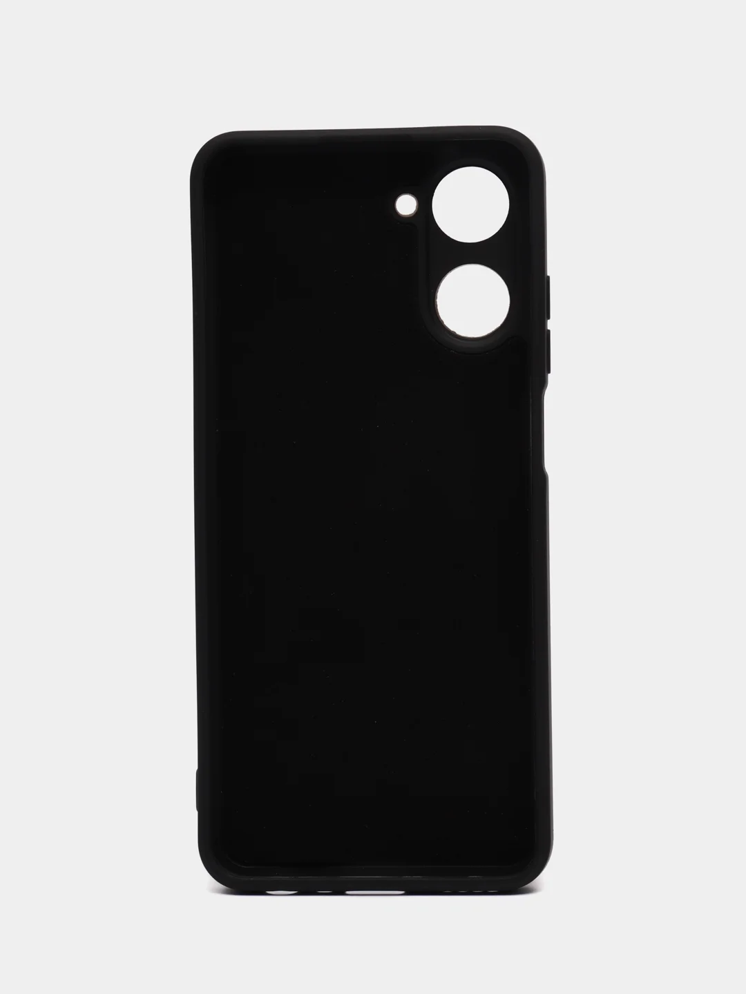 Черный чехол для Realme 10 (Реалми 10), силиконовый, цветной, с подкладом