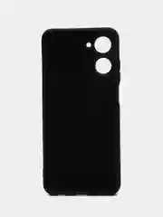 Черный чехол для Realme 10 (Реалми 10), силиконовый, цветной, с подкладом