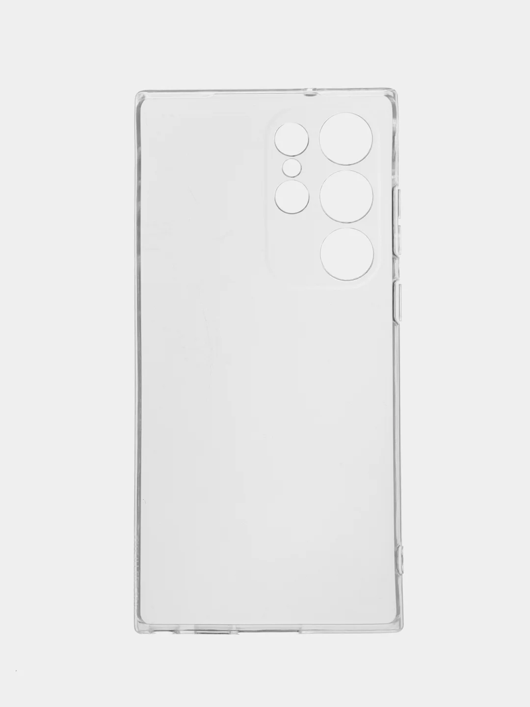 Прозрачный чехол Samsung Galaxy S23 Ultra (Самсунг Галакси С23 Ультра), прозрачный, силиконовый