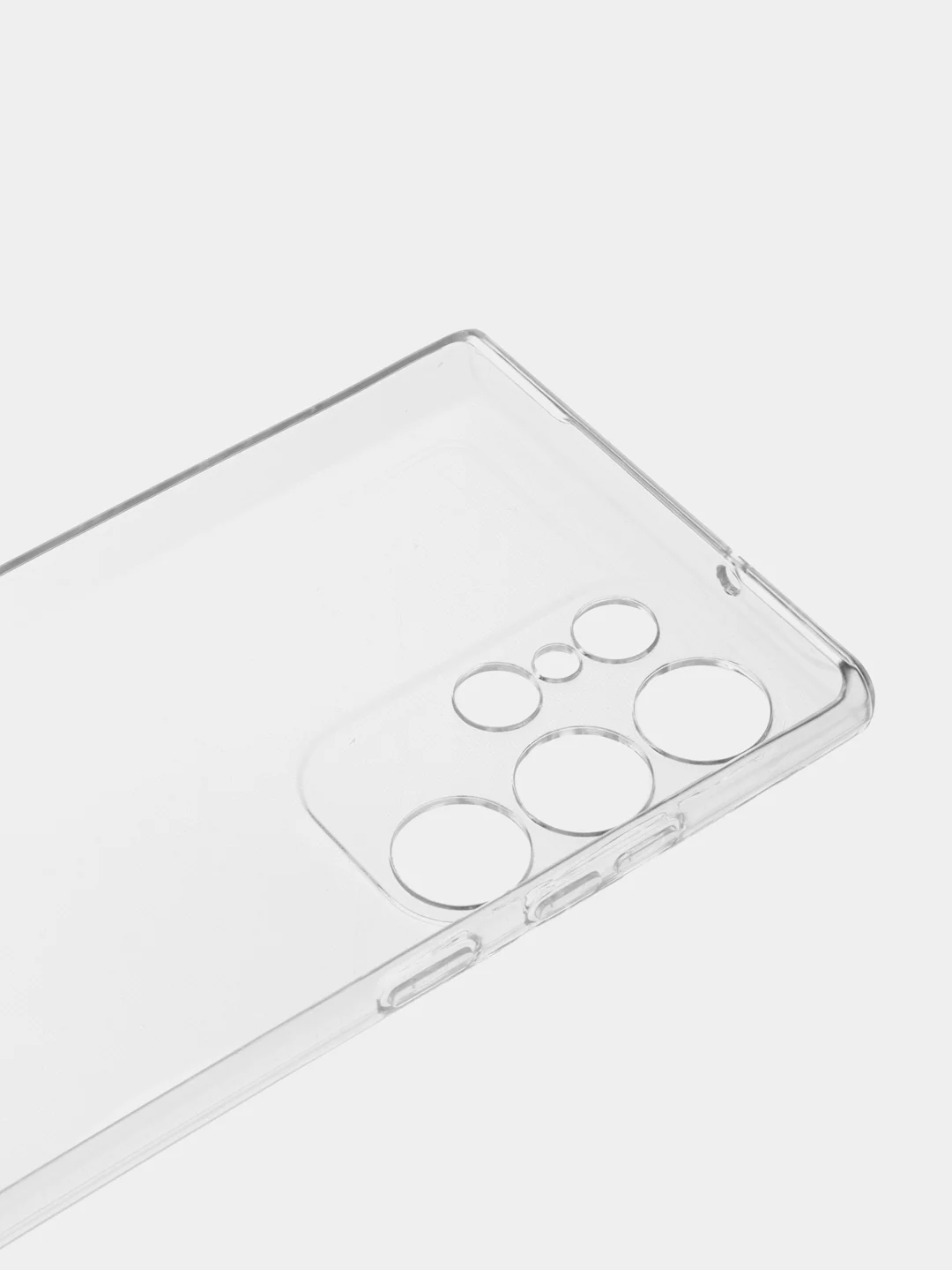 Прозрачный чехол Samsung Galaxy S23 Ultra (Самсунг Галакси С23 Ультра), прозрачный, силиконовый