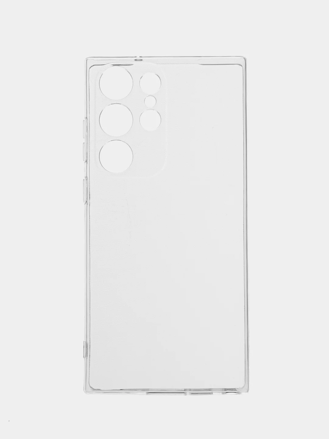 Прозрачный чехол Samsung Galaxy S23 Ultra (Самсунг Галакси С23 Ультра), прозрачный, силиконовый