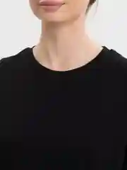 Черный футболка оверсайз
