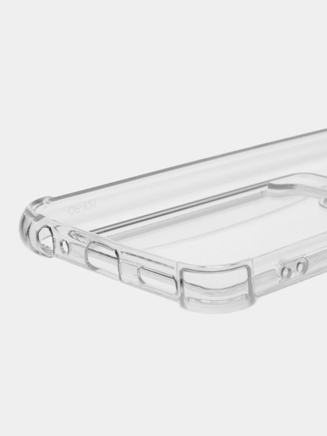 Прозрачный чехол для Vivo Y33s, Y21 2021 (Виво У33с, У21 2021), прозрачный, с карманом для карты
