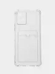 Прозрачный чехол для Vivo Y33s, Y21 2021 (Виво У33с, У21 2021), прозрачный, с карманом для карты