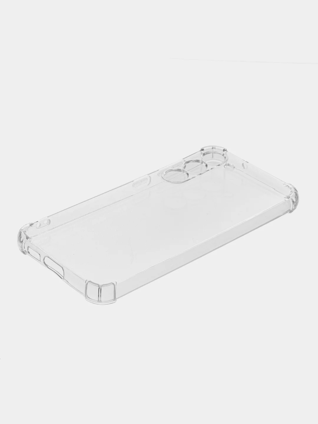 Прозрачный чехол Samsung Galaxy S23 Plus, прозрачный, силиконовый, противоударный