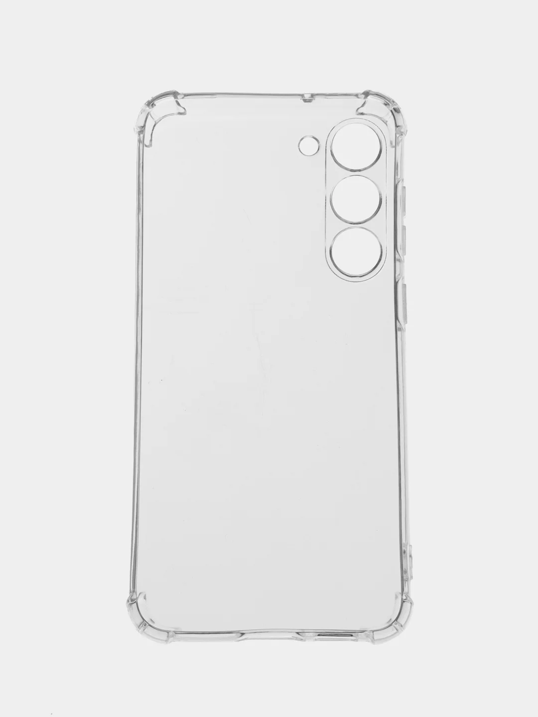 Прозрачный чехол Samsung Galaxy S23 Plus, прозрачный, силиконовый, противоударный