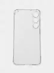 Прозрачный чехол Samsung Galaxy S23 Plus, прозрачный, силиконовый, противоударный