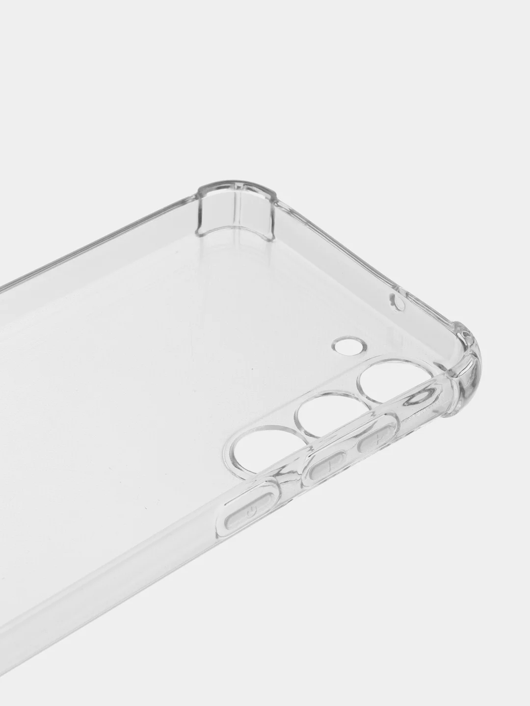 Прозрачный чехол Samsung Galaxy S23 Plus, прозрачный, силиконовый, противоударный