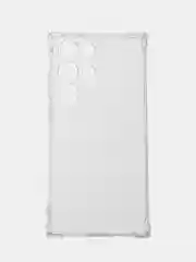 Прозрачный чехол для Samsung Galaxy S23 Ultra, прозрачный, силиконовый, противоударный