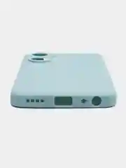 Светло-синий чехол для Realme 10 Pro (Реалми 10 Про) силиконовый, цветной, матовый