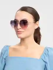 Фиолетовый солнцезащитные женские очки, защита от ультрафиолета, UV400