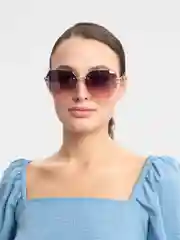 Фиолетовый солнцезащитные женские очки, защита от ультрафиолета, UV400