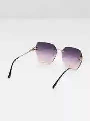 Фиолетовый солнцезащитные женские очки, защита от ультрафиолета, UV400
