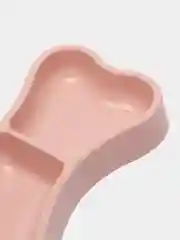 Алый миска для животных, двойная