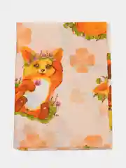 Отрез ткани перкаль "Лисички", 50*70 см