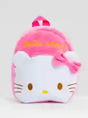 Розовый рюкзак детский плюшевый
