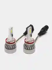 Автомобильные светодиодные лампы LED (H1, H3, H4, H7, H11) 6500K, (в комплекте 2 лампы)