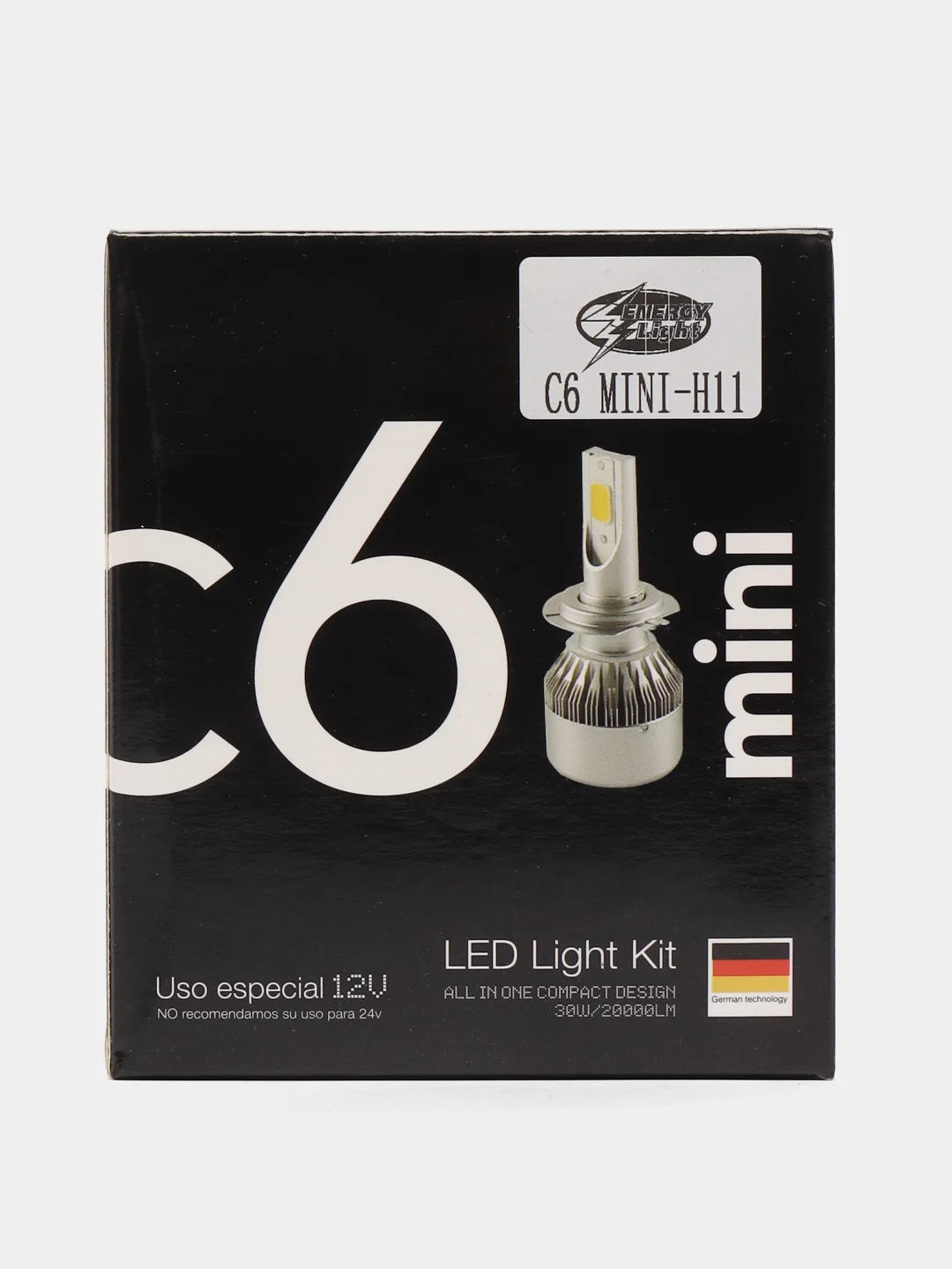 Автомобильные светодиодные лампы LED (H1, H3, H4, H7, H11) 6500K, (в комплекте 2 лампы)