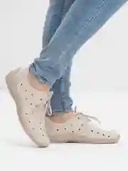 Бежевый мокасины женские Rieker, из натуральной кожи