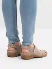 Разноцветный туфли женские Rieker из натуральной кожи
