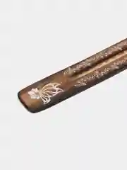Карамельный подставка под благовония "Аромат" из красного палисандра / манго