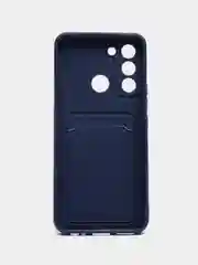 Синий чехол для Tecno Pop 5 LTE, с карманом для карты