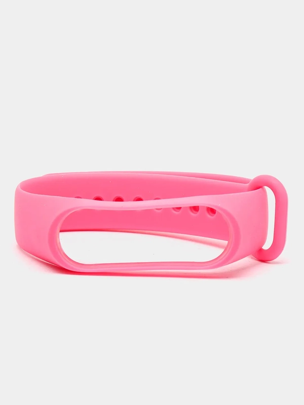 Cиликоновый ремешок для фитнес-браслета Xiaomi Mi Band 3 / Xiaomi Mi Band 4, розовый
