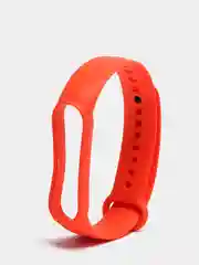Cиликоновый ремешок для фитнес-браслета Xiaomi Mi Band 5 / Xiaomi Mi Band 6, оранжевый