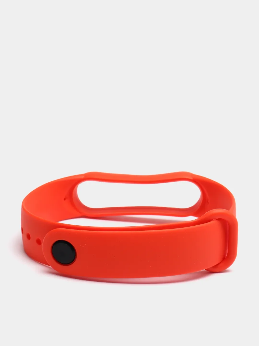 Cиликоновый ремешок для фитнес-браслета Xiaomi Mi Band 5 / Xiaomi Mi Band 6, оранжевый