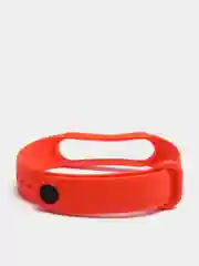 Cиликоновый ремешок для фитнес-браслета Xiaomi Mi Band 5 / Xiaomi Mi Band 6, оранжевый