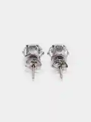Серьги-гвоздики, женские, с цирконом 316L