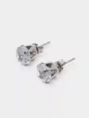 Серьги-гвоздики, женские, с цирконом 316L