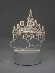 Белый светодиодный 3D ночник, LED-светильник