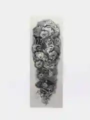 Багровый переводные временные водные татуировки  черно-белые(17X48 см) рукав