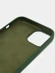 Зеленый чехол Silicone Case для iPhone 14, 14 Pro, 14 Plus, 14 Pro Max, с закрытым низом