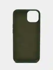 Зеленый чехол Silicone Case для iPhone 14, 14 Pro, 14 Plus, 14 Pro Max, с закрытым низом