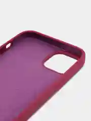 Вишнёвый чехол Silicone Case для iPhone 14, 14 Pro, 14 Plus, 14 Pro Max, с закрытым низом