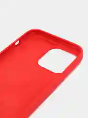 Красный чехол Silicone Case для iPhone 14, 14 Pro, 14 Plus, 14 Pro Max, с закрытым низом