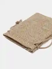 Зелёный хаки подарочный мешочек холщевый/льняной