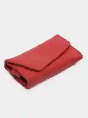Красный ключница из натуральной кожи