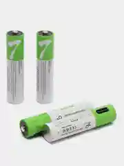 Аккумуляторные батарейки 1.5В, с зарядкой от USB, тип АА (пальчиковые), ААА (мизинчиковые)