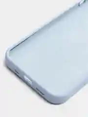 Светло-синий чехол для iPhone 12, 7+, 12 Pro Max, 11 Pro Max, XS Max, Silicone Case, с закрытым низом