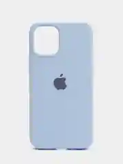 Светло-синий чехол для iPhone 12, 7+, 12 Pro Max, 11 Pro Max, XS Max, Silicone Case, с закрытым низом