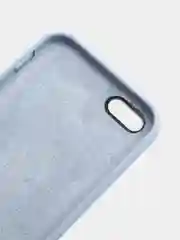 Светло-синий чехол для iPhone 11, 6S, 7, 8, XR, XS, 7+, 11 Pro Max, с открытым низом, Silicone Case