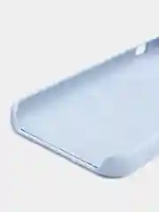 Светло-синий чехол для iPhone 11, 6S, 7, 8, XR, XS, 7+, 11 Pro Max, с открытым низом, Silicone Case