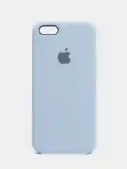 Светло-синий чехол для iPhone 11, 6S, 7, 8, XR, XS, 7+, 11 Pro Max, с открытым низом, Silicone Case