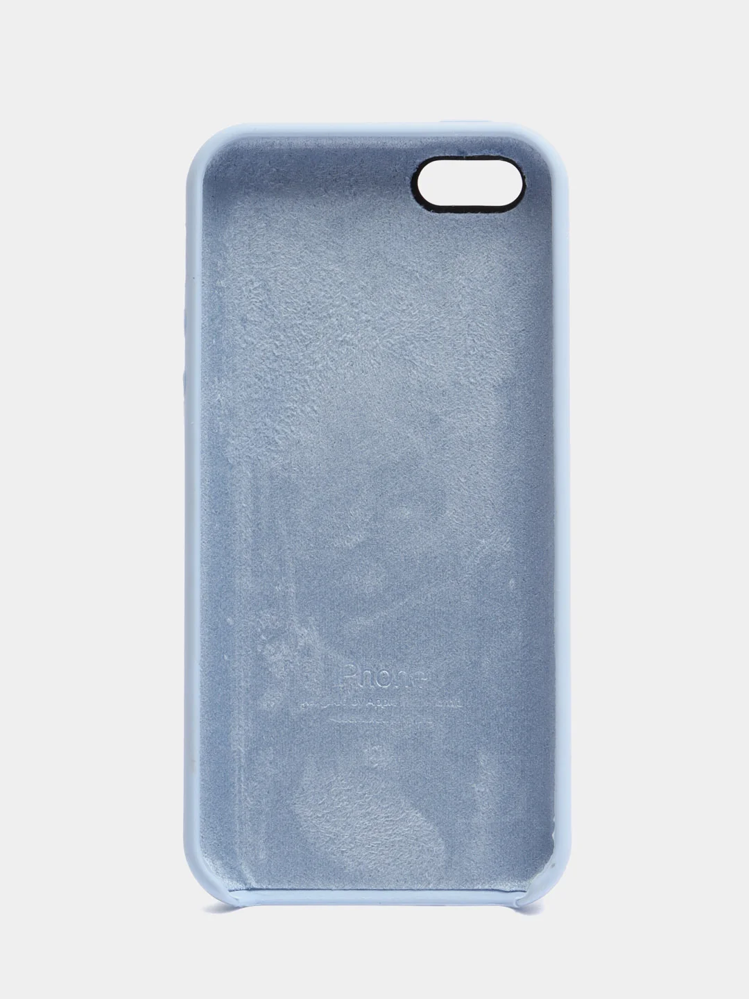 Светло-синий чехол для iPhone 11, 6S, 7, 8, XR, XS, 7+, 11 Pro Max, с открытым низом, Silicone Case