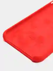 Красный чехол для iPhone 11, 6S, 7, 8, XR, XS, 7+, 11 Pro Max, с открытым низом, Silicone Case