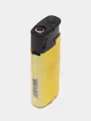 Желтый зажигалка газовая автоген, заправляемая, турбо зажигалка