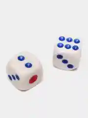 Белый кости игральные, кубики для настольных игр, белые и черные, набор 2, 4, 10 штук